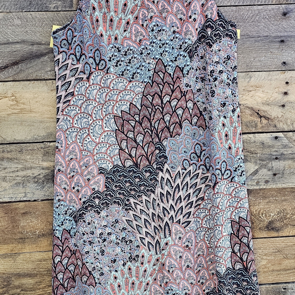 Ivey Lane Multicolor Slip On Midi Sleeveless Dress.
